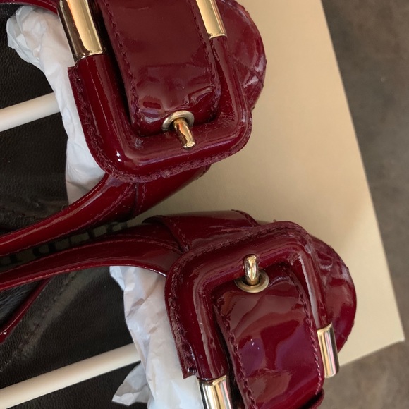 Burberry quilted patent leather flats - Picture 3 of 7